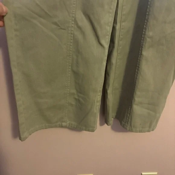 ❤️SO NWT Olive High Rise Wide Leg Pants High-Waisted - Picture 2 of 7
